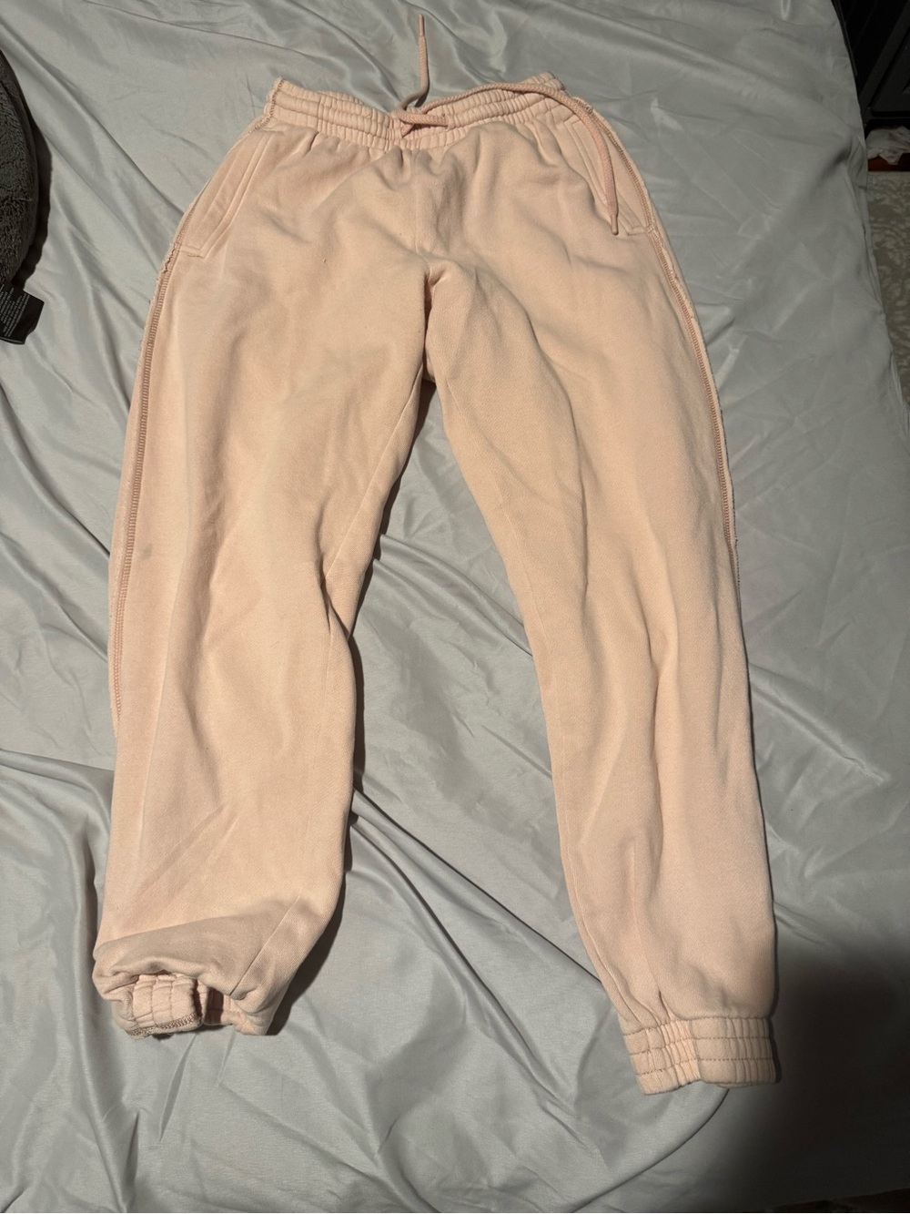 Women’s Cozy Pink Drawstring Jogger Pants